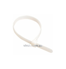 Хомут стяжний нейлоновий білий 450х4,8 100 шт. [80]