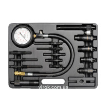Компрессометр для дизельных двигателей YATO: 7 МПа, со снаряжением, 16 шт + кейс [5]