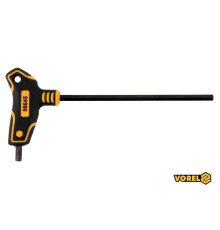 Ключ шестигранний VOREL : тип "Т", HEX 6 x 150 x 90 мм, Cr-V 6150 [24/192]