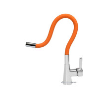 Змішувач води FALA "FLEXIBLE" для раковини з гнучкою оранжевою лійкою [10]