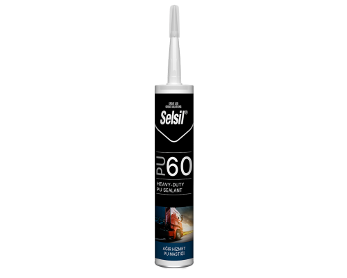 Герметик поліуретановий SELSIL PU 60 чорний для будівництва. туб V= 300 мл [25]