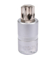 Головка торцевая YATO квадрат 1/2 "TORX" Т70, L=55 мм [40/160]