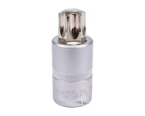Головка торцевая YATO квадрат 1/2 "TORX" Т70, L=55 мм [40/160]