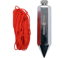 Висок будівельний VOREL, 6-гран. форма, Ø= 19 мм, l= 88 мм, M= 140 гр, зі шнуром l= 4,5 м [25/100]