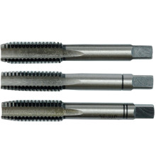 Мітчик VOREL М6 х 1 мм, l= 50 мм, набір 3 шт [25/100]