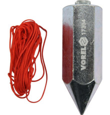 Висок будівельний VOREL, 6-гран. форма, Ø= 27 мм, l= 88 мм, M= 300 гр, зі шнуром l= 4,5 м [9/36]