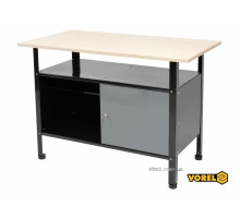 Стіл для майстерні VOREL: 1160х 600х 830 мм, з лакованої бляхи t=0.8-1 мм, стільниця 116х60х2 см [1]