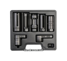 Набор насадок для лямбда-зонда и форсунок YATO, 7 эл.