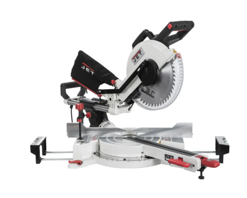 Пила торцьовальна з протяжкою JET JWMS-12X 230 В, 1,8 кВт. диск Ø=305(30) мм, -+45° глиб- 100/50