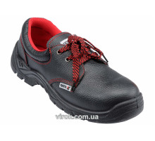 Туфлі робочі шкіряні з поліуретановою підошвою YATO "PUNO", розм. 43 [10/90]