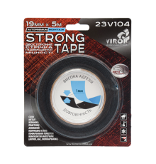 Стрічка автомобільна 2-стороння VIROK Strong Tape; 19 мм х 5 м [10]