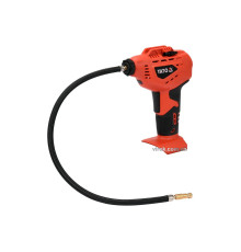 Компресор акумуляторний YATO: Li-Ion 18 В, 2Агод, 1 MPa, 14 л/хв, кабель- 50см (БЕЗ АКУМУЛЯТОРА) [5]