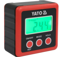 Угломер электронный YATO; диапазон 4х 0-90° с питанием от 2 батареек 1,5 В тип ААА [9]