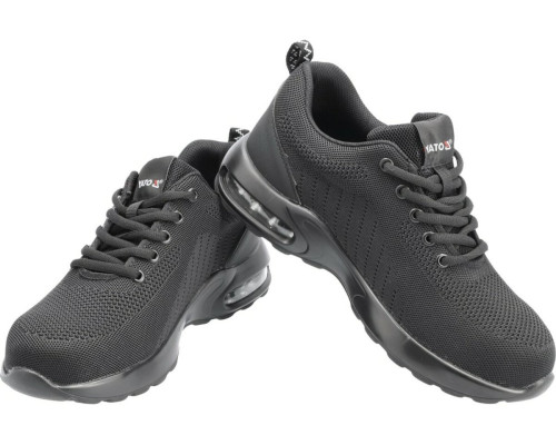 Кросівки робочі YATO "PACS SBP", розм. 46, поверхня з шкіри і полімерн. сітки з поліуретан підошвою