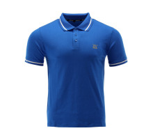 Футболка ПОЛО синяя YATO, разм. 3XL/ выс- 82 см х шир- 65 см, 100%- хлопок [40]