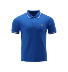 Футболка ПОЛО синяя YATO, разм. 3XL/ выс- 82 см х шир- 65 см, 100%- хлопок [40]