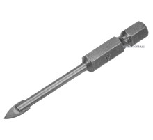 Сверло по стеклу и керамике STHOR: YG6X, HEX-1/4", Ø= 4 x 60 мм [125/500]