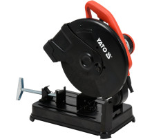 Торцьовальний відрізний верстат по металу елек.мереж- 230 В YATO, P= 2450Вт. диск Ø= 355 мм/25.4 [1]