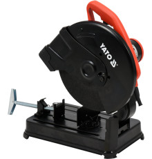 Торцьовальний відрізний верстат по металу елек.мереж- 230 В YATO, P= 2450Вт. диск Ø= 355 мм/25.4 [1]