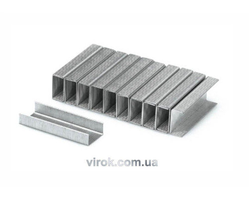 Скоби до степлера YATO : h= 12 мм, b= 11,2 мм, t= 0,7 мм, уп. 1000 шт. [50/200]