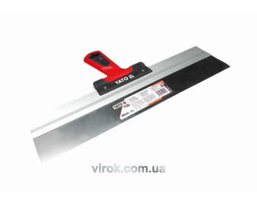 Шпатель фасадний YATO : 250 мм. холоднокатана нержавійка, двокомпонентна ручка [20]