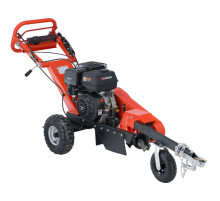 Подрібнювач пнів бензиновий YATO 9 кВт, двиг- 420 см3, вис/глиб зрізу- 25/ 17см, бак- 6,5 л, на 3 ко