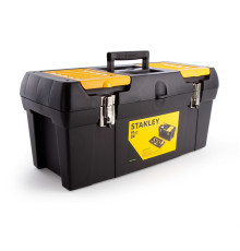 Ящик для інструменту STANLEY series 2000 : 2 органайзери, лоток, металеві замки, М= 610х270х284 мм.