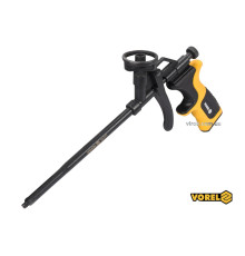 Пістолет для нанесення монтажної піни VOREL : алюмінієвий [20/240]