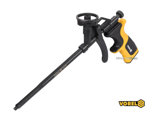 Пістолет для нанесення монтажної піни VOREL : алюмінієвий [20/240]