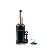 Домкрат гідравлічний стовбцевий YATO : 5 т, H = 220 - 500 мм, подвійний шток [2]