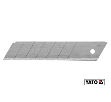 Лезвия стальные с отломными сегментами YATO: W= 25 мм, 10 шт [10/60]