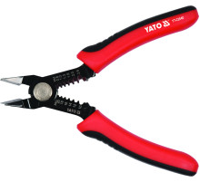 Бокорізи для електропровідників YATO, L=140 мм, зі знімачем ізоляції Ø= 0,8-2.6 мм² [12/120]