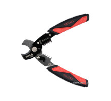 Ножиці для дроту YATO : Ø=10,5/3 мм, зі знімачем ізоляції Ø=1.6-3.2 мм, l=170 мм [6/24]