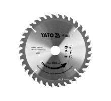 Диск пильный победитовый по дереву YATO: 160x20x2.2x1.5 мм, 36 зубцов, RPM до 9500 1/мин [25/50]