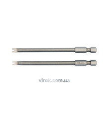 Набор отверточных насадок YATO : SPANNER #4-#8, HEX 1/4", L= 100 мм. 2 шт. [25/100]