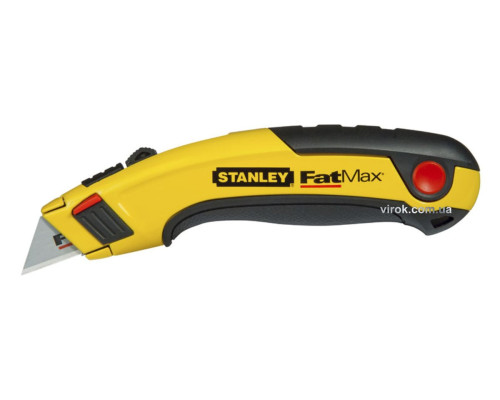 Нож STANLEY "FatMax": L=170 мм. M=19 мм. выдвижное лезвие, трапециевидное