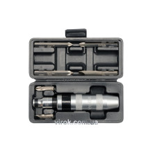 Викрутка реверсивна ударна YATO : квадрат 1/2", 7 насадок. 5/16" СrV [20]