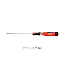 Викрутка хрестова прецизійна YATO : "Philips" PH000 x 75 мм [50/400]