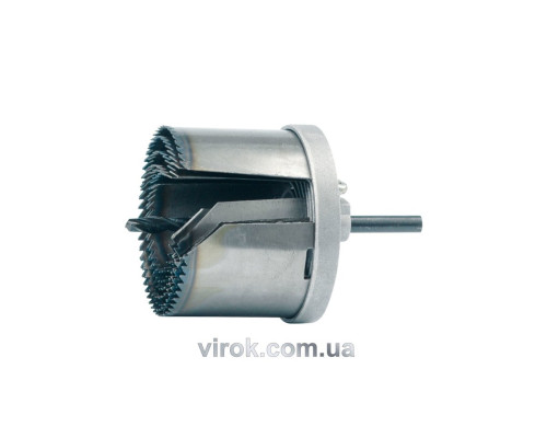 Пили кільцеві по дереву VOREL + свердло. Ø= 26 - 63 мм, h= 17 мм. Набір 7 шт. [10/100]