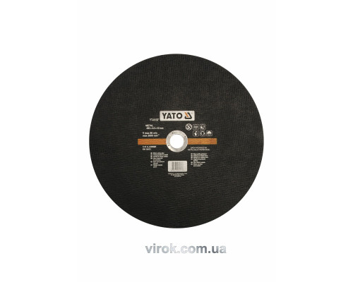 Диск відрізний по металу YATO : Ø= 400 х 32 мм, h= 4.0 мм [25]