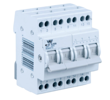 Інсталяційний перемикач для вибору потужності генератора 4полюсний,63А,400V AC 50Hz,6 kV