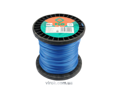 Жилка для тримера зірка FLO : Ø= 2.4 мм, l= 90 м (бобіна) [9/27]
