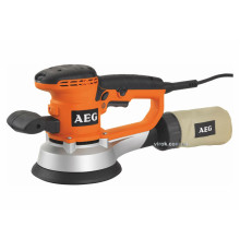 Шліфмашина ексцентрикова орбітальна мережева AEG: 440 Вт, платформа Ø=150 мм, амплітуда- 3.2/6.4 мм