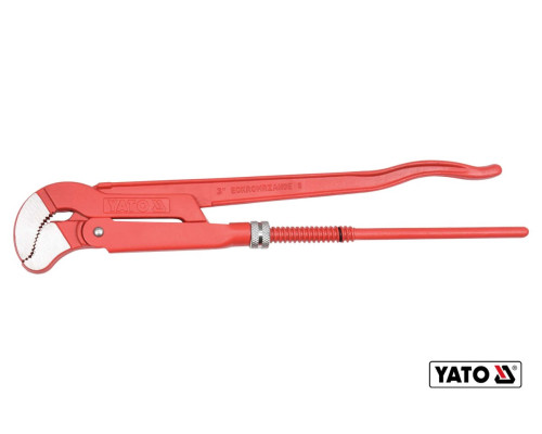 Ключ трубний переставний YATO : тип "S" - 3.0", L= 650 мм (10.5"), DIN 5234, CrV [4]