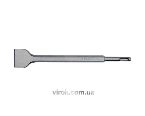 Долото плоске STHOR : SDS+ до перфоратора, Ø= 14 мм, роб. b= 40 мм, l= 250 мм [25/50]