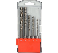 Сверла по металлу SDS+ YATO: Ø= 4.0- 10.0 мм, HSS 6542. набор. 5 шт [24]