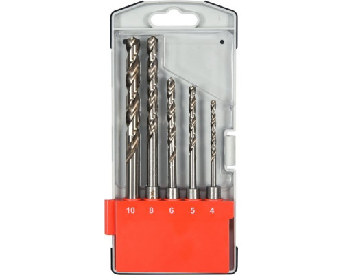 Свердла по металу SDS+ YATO: Ø= 4.0- 10.0 мм, HSS 6542. набір. 5 шт [24]
