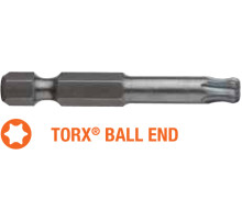 Насадка викруткова USH Industry "тонке жало" BallEND TORX T15K x 50 мм подовжена, Уп. 5 шт.