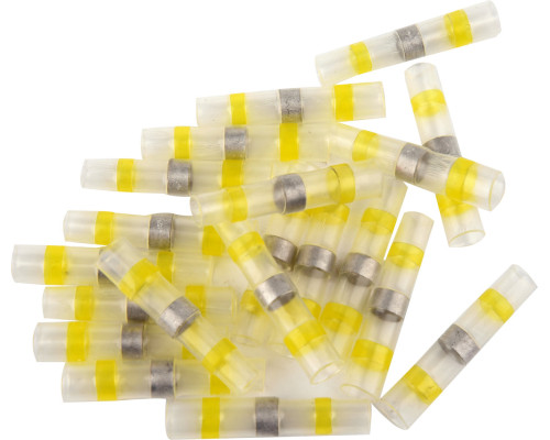Кембрики термоусадні при t≤ 105°C з припоєм YATO : для провідників 4-6 мм², 20 шт [5/300]