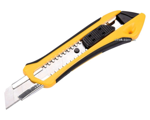 Нож VOREL с выдвижным лезвием с отломными сегментами: М=18 мм [12/144]